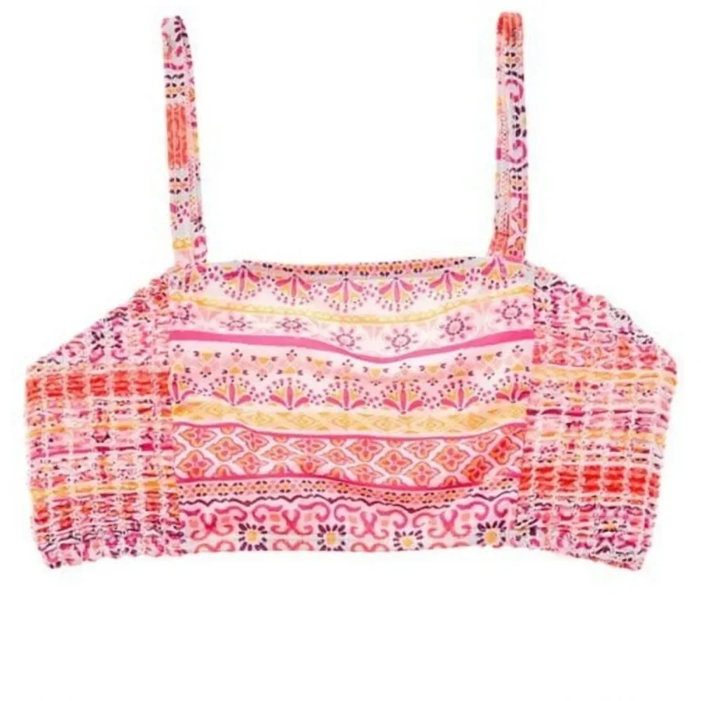 NWT Lucky Brand Kids Pink Swim Set 50 UPF XL (16)